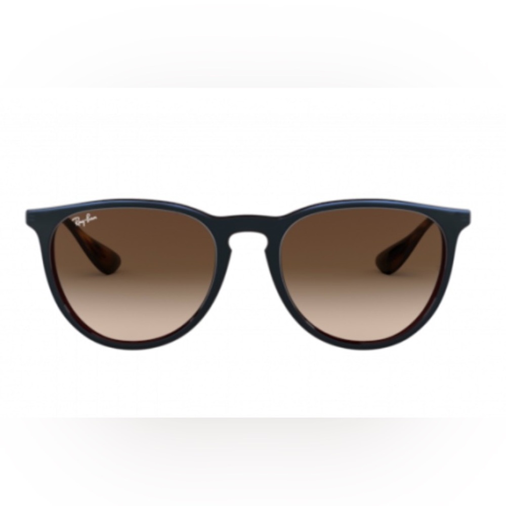 Ray-Ban RB4171 ERIKA Mirror Blue on Light Brown with Brown Gradient Lens